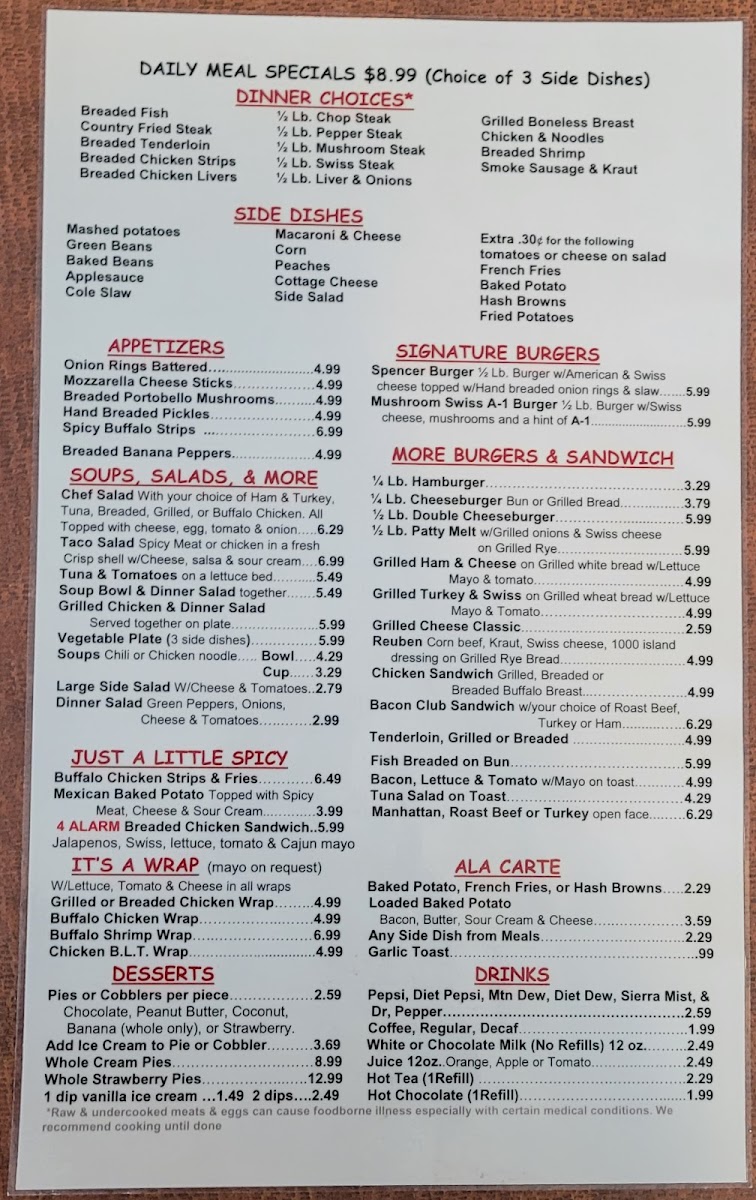 Crossroads 46 Diner Menu - Image 4